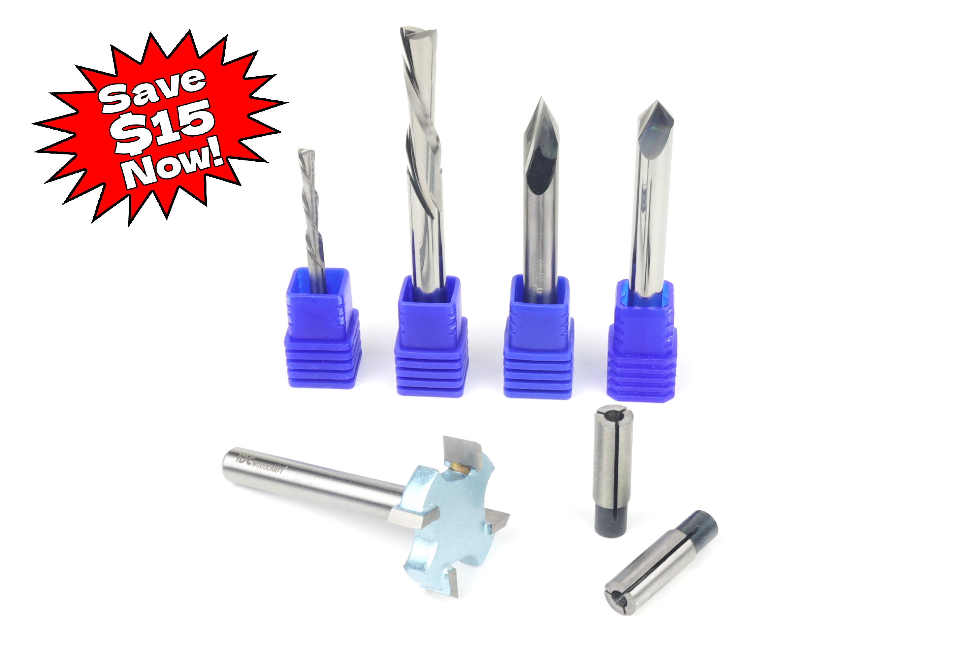 Essential CNC Router Bits Starter Set, Top 5 MUST HAVE Bits