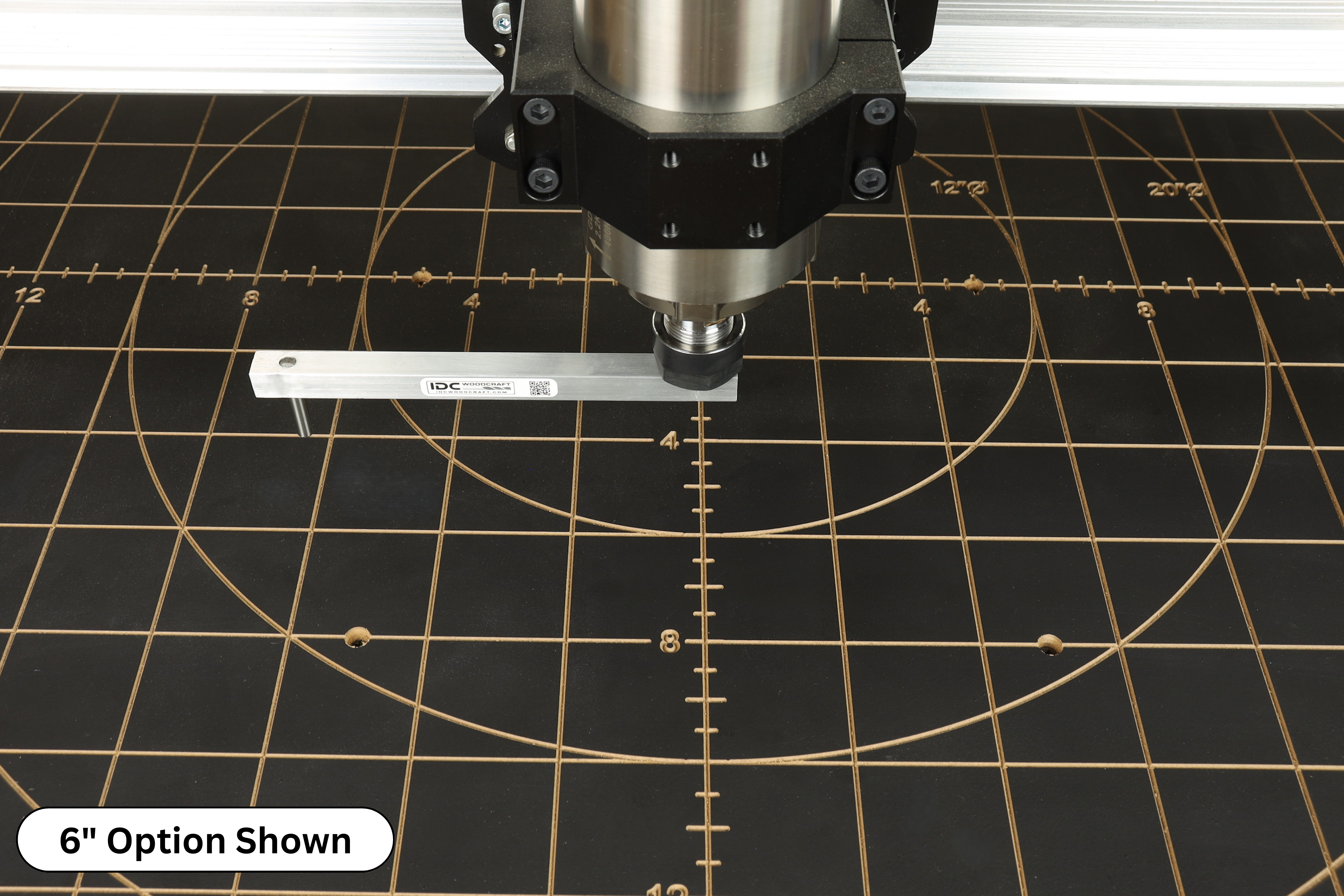 6" or 12″ CNC Router Tram Bar for Benchtop CNC Machines – High Tramming Accuracy & Precision Spindle Alignment Tool