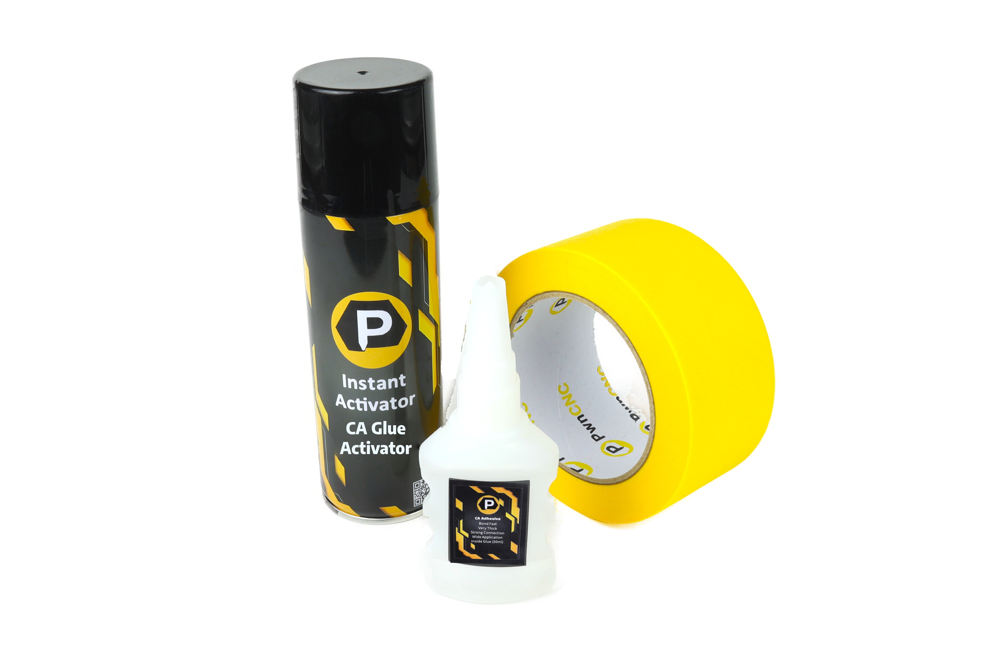 CA Glue + Tape Bundle – The Ultimate CNC Workholding Kit (PWN brand)