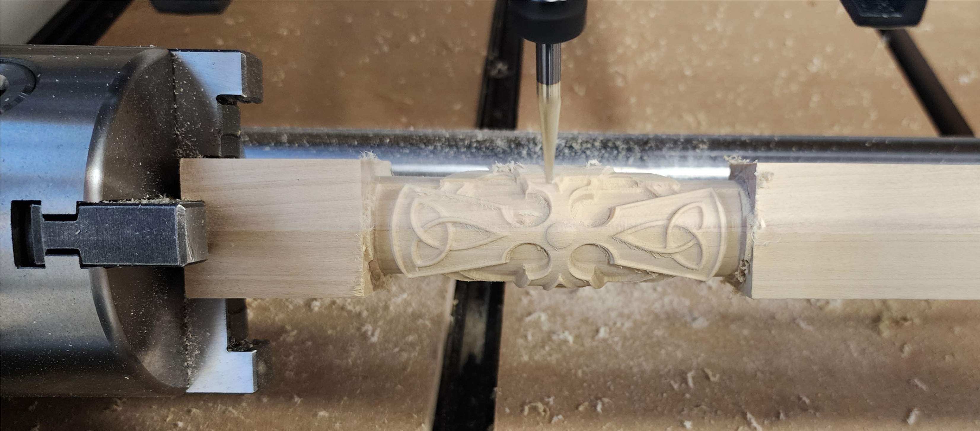 Onefinity CNC Rotary Systems – CNC Rotary Attachments for Cylindrical Carving