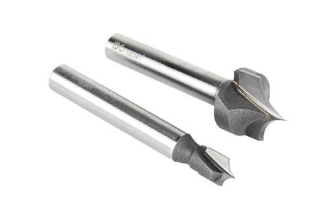 Edge Rounding Bit Set 1/4 & 1/8 Radius Pointed Tip 1/4 Shank For CNC Routers
