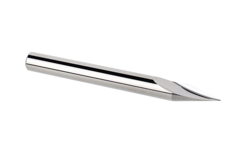 30 Degree EXTREME DETAIL V-bit Bit for CNC Routers, 1/4 Shank