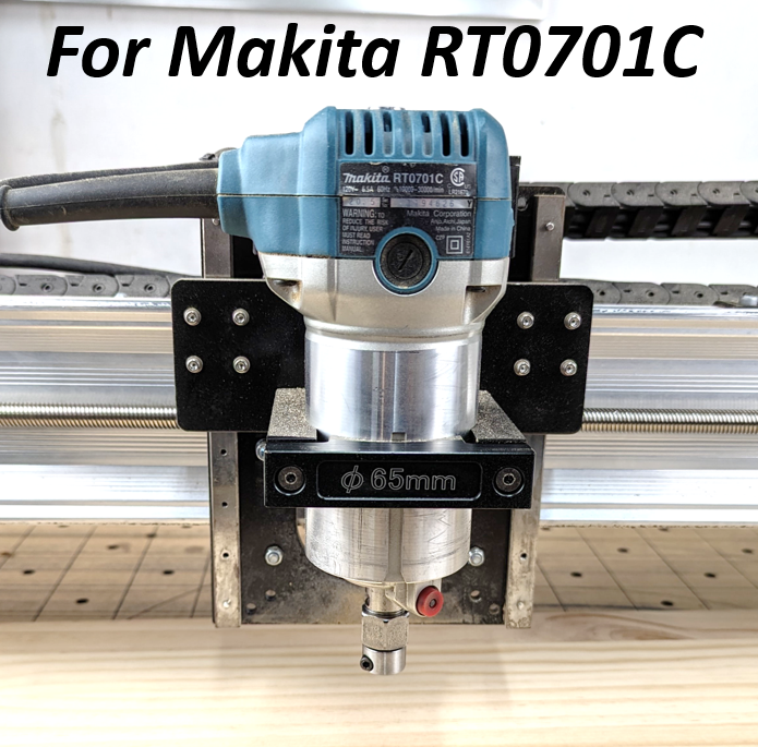 Muscle Chuck CNC Bit Quick Change Tool w FREE Wrench for Makita RT07 IDC Woodcraft