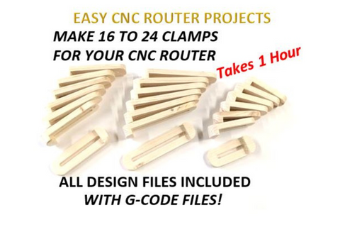 Make your Own CNC Router Clamps - Easy CNC Router Projects