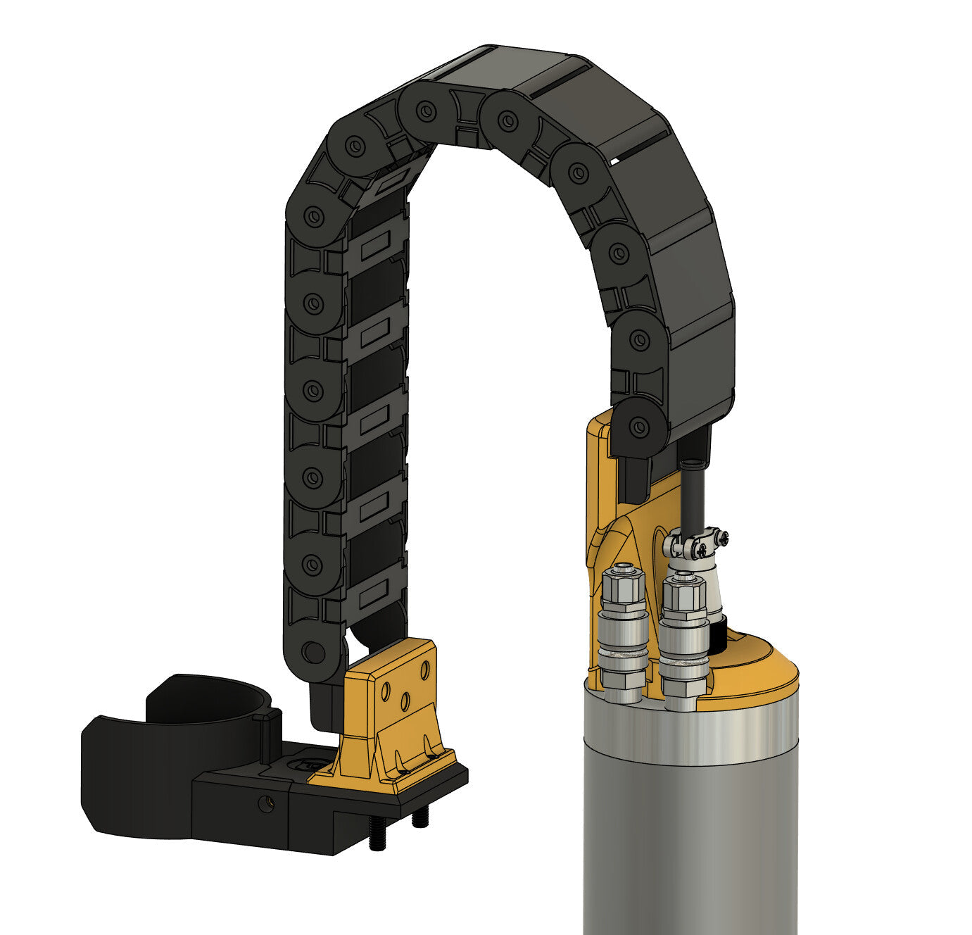 Z Axis Cable Chain Mount System — Universal CNC Cleanup Upgrade