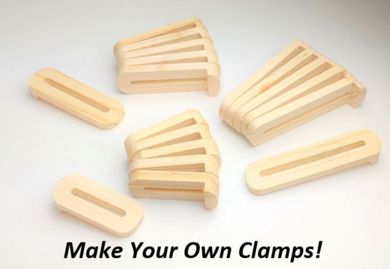 cnc router clamps by idc woodcraft on table