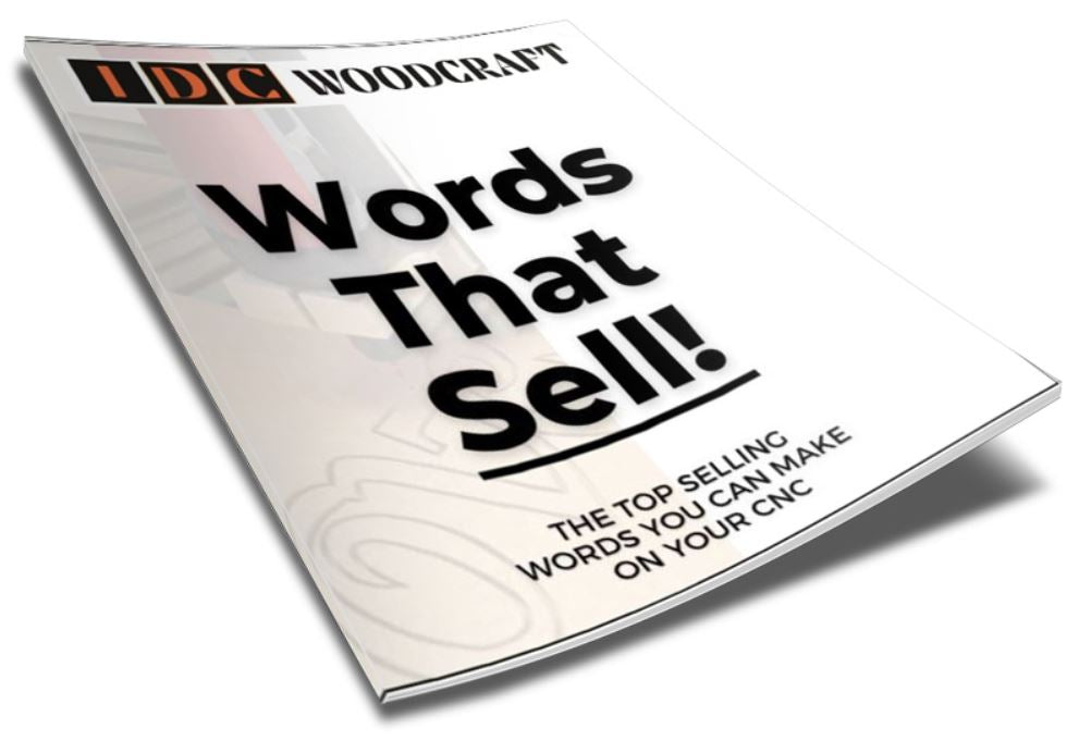 words that sell on your cnc downloadable file