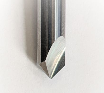 Ultra-Clean Cutting 90 Degree V-Bit for CNC Routers, 1/4 Shank – IDC ...