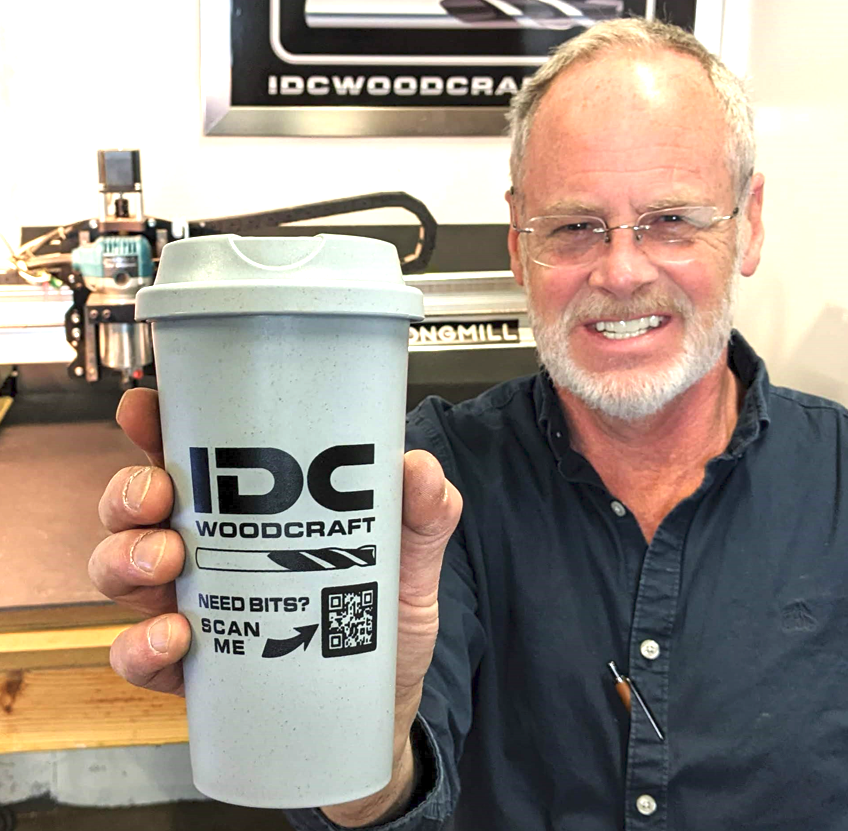 idc woodcraft coffee mug