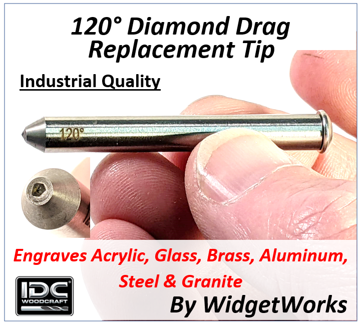 120 Degree RDZ Diamond Engraving Tool