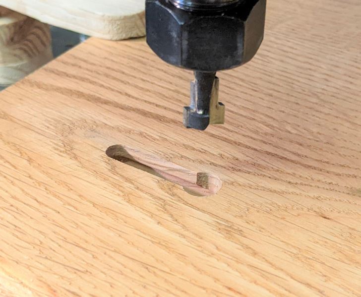 Keyhole Slot Cutter 3/8 Keyhole T-Slot Router Bit for CNC Routers, 1/4 Shank – IDC Woodcraft