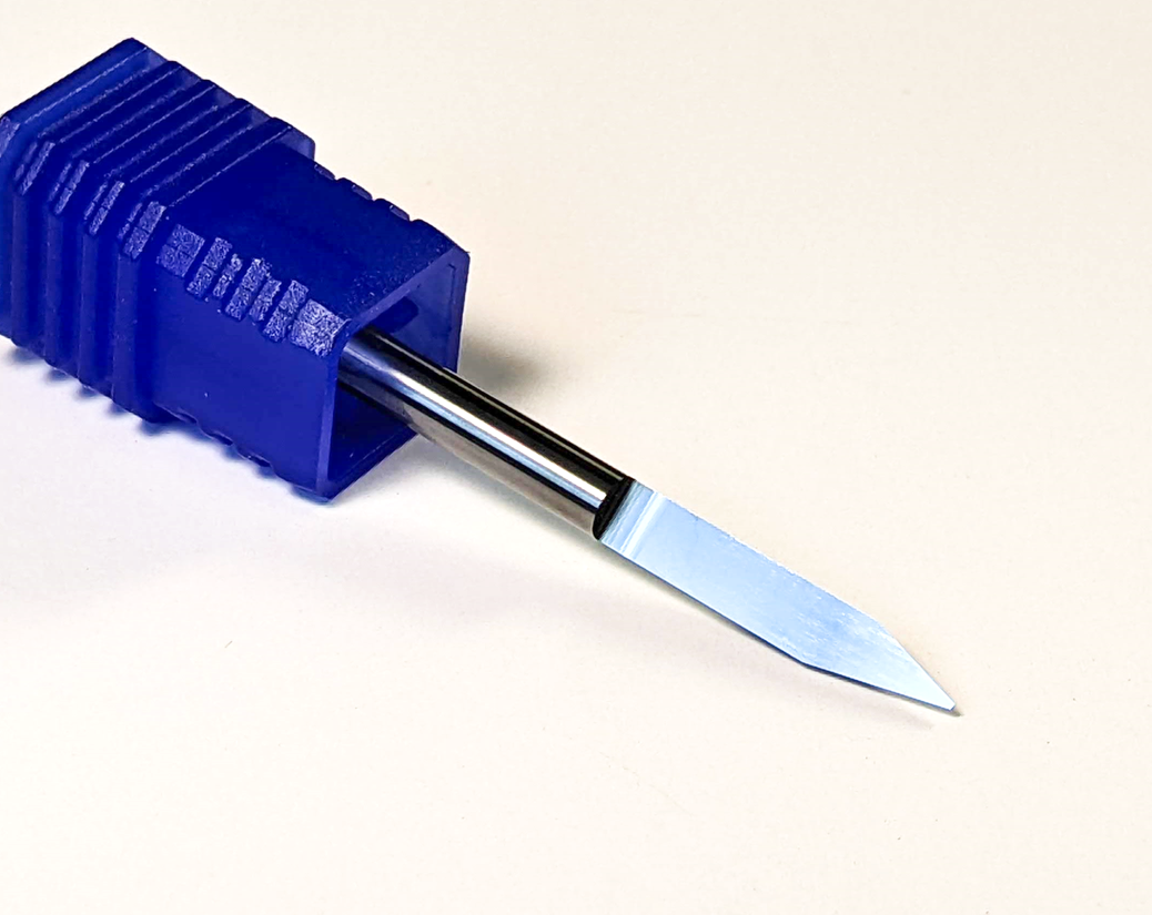 Deluxe 1 8 Shank 30 Degree Engraving V Bit for CNC Routers IDC